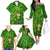 Happy St Patricks Day Family Matching Off Shoulder Long Sleeve Dress and Hawaiian Shirt 2024 Irish Shamrocks With Lucky Leprechaun - Wonder Print Shop