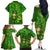 Happy St Patricks Day Family Matching Off Shoulder Long Sleeve Dress and Hawaiian Shirt 2024 Irish Shamrocks With Lucky Leprechaun - Wonder Print Shop