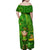 Happy St Patricks Day Family Matching Off Shoulder Maxi Dress and Hawaiian Shirt 2024 Irish Shamrocks With Lucky Leprechaun - Wonder Print Shop