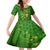 Happy St Patricks Day Family Matching Short Sleeve Bodycon Dress and Hawaiian Shirt 2024 Irish Shamrocks With Lucky Leprechaun - Wonder Print Shop