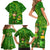 Happy St Patricks Day Family Matching Short Sleeve Bodycon Dress and Hawaiian Shirt 2024 Irish Shamrocks With Lucky Leprechaun - Wonder Print Shop