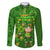 Happy St Patricks Day Family Matching Short Sleeve Bodycon Dress and Hawaiian Shirt 2024 Irish Shamrocks With Lucky Leprechaun - Wonder Print Shop