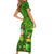 Happy St Patricks Day Family Matching Short Sleeve Bodycon Dress and Hawaiian Shirt 2024 Irish Shamrocks With Lucky Leprechaun - Wonder Print Shop