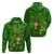 Happy St Patricks Day Hoodie 2024 Irish Shamrocks With Lucky Leprechaun - Wonder Print Shop