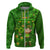 Happy St Patricks Day Hoodie 2024 Irish Shamrocks With Lucky Leprechaun - Wonder Print Shop