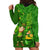 Happy St Patricks Day Hoodie Dress 2024 Irish Shamrocks With Lucky Leprechaun - Wonder Print Shop