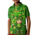 Happy St Patricks Day Kid Polo Shirt 2024 Irish Shamrocks With Lucky Leprechaun - Wonder Print Shop