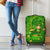 Happy St Patricks Day Luggage Cover 2024 Irish Shamrocks With Lucky Leprechaun - Wonder Print Shop