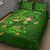 Happy St Patricks Day Quilt Bed Set 2024 Irish Shamrocks With Lucky Leprechaun - Wonder Print Shop