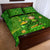 Happy St Patricks Day Quilt Bed Set 2024 Irish Shamrocks With Lucky Leprechaun - Wonder Print Shop