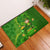 Happy St Patricks Day Rubber Doormat 2024 Irish Shamrocks With Lucky Leprechaun - Wonder Print Shop