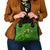 Happy St Patricks Day Shoulder Handbag 2024 Irish Shamrocks With Lucky Leprechaun