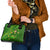 Happy St Patricks Day Shoulder Handbag 2024 Irish Shamrocks With Lucky Leprechaun