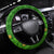 Happy St Patricks Day Steering Wheel Cover 2024 Irish Shamrocks With Lucky Leprechaun - Wonder Print Shop