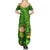 Happy St Patricks Day Summer Maxi Dress 2024 Irish Shamrocks With Lucky Leprechaun - Wonder Print Shop