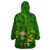 Happy St Patricks Day Wearable Blanket Hoodie 2024 Irish Shamrocks With Lucky Leprechaun - Wonder Print Shop