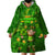 Happy St Patricks Day Wearable Blanket Hoodie 2024 Irish Shamrocks With Lucky Leprechaun - Wonder Print Shop