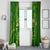 Happy St Patricks Day Window Curtain 2024 Irish Shamrocks With Lucky Leprechaun - Wonder Print Shop