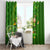 Happy St Patricks Day Window Curtain 2024 Irish Shamrocks With Lucky Leprechaun - Wonder Print Shop