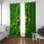 Happy St Patricks Day Window Curtain 2024 Irish Shamrocks With Lucky Leprechaun - Wonder Print Shop