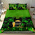 Happy St Patricks Day Bedding Set La Fheile Padraig Shamrock Style - Wonder Print Shop