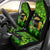 Happy St Patricks Day Car Seat Cover La Fheile Padraig Shamrock Style - Wonder Print Shop