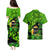 Happy St Patricks Day Couples Matching Puletasi and Hawaiian Shirt La Fheile Padraig Shamrock Style - Wonder Print Shop