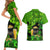 Happy St Patricks Day Couples Matching Short Sleeve Bodycon Dress and Hawaiian Shirt La Fheile Padraig Shamrock Style - Wonder Print Shop