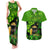 Happy St Patricks Day Couples Matching Tank Maxi Dress and Hawaiian Shirt La Fheile Padraig Shamrock Style - Wonder Print Shop