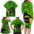 Happy St Patricks Day Family Matching Long Sleeve Bodycon Dress and Hawaiian Shirt La Fheile Padraig Shamrock Style - Wonder Print Shop