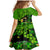 Happy St Patricks Day Family Matching Mermaid Dress and Hawaiian Shirt La Fheile Padraig Shamrock Style - Wonder Print Shop