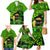 Happy St Patricks Day Family Matching Mermaid Dress and Hawaiian Shirt La Fheile Padraig Shamrock Style - Wonder Print Shop