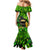 Happy St Patricks Day Family Matching Mermaid Dress and Hawaiian Shirt La Fheile Padraig Shamrock Style - Wonder Print Shop