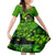 Happy St Patricks Day Family Matching Off Shoulder Short Dress and Hawaiian Shirt La Fheile Padraig Shamrock Style - Wonder Print Shop