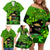 Happy St Patricks Day Family Matching Off Shoulder Short Dress and Hawaiian Shirt La Fheile Padraig Shamrock Style - Wonder Print Shop