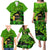 Happy St Patricks Day Family Matching Puletasi and Hawaiian Shirt La Fheile Padraig Shamrock Style - Wonder Print Shop