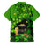 Happy St Patricks Day Family Matching Puletasi and Hawaiian Shirt La Fheile Padraig Shamrock Style - Wonder Print Shop