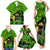 Happy St Patricks Day Family Matching Tank Maxi Dress and Hawaiian Shirt La Fheile Padraig Shamrock Style - Wonder Print Shop