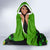 Happy St Patricks Day Hooded Blanket La Fheile Padraig Shamrock Style