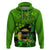 Happy St Patricks Day Hoodie La Fheile Padraig Shamrock Style - Wonder Print Shop