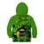 Happy St Patricks Day Kid Hoodie La Fheile Padraig Shamrock Style - Wonder Print Shop