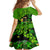 Happy St Patricks Day Kid Short Sleeve Dress La Fheile Padraig Shamrock Style - Wonder Print Shop