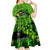 Happy St Patricks Day Kid Short Sleeve Dress La Fheile Padraig Shamrock Style - Wonder Print Shop