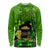 Happy St Patricks Day Long Sleeve Shirt La Fheile Padraig Shamrock Style - Wonder Print Shop