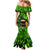 Happy St Patricks Day Mermaid Dress La Fheile Padraig Shamrock Style - Wonder Print Shop