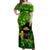 Happy St Patricks Day Off Shoulder Maxi Dress La Fheile Padraig Shamrock Style - Wonder Print Shop