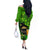 Happy St Patricks Day Off The Shoulder Long Sleeve Dress La Fheile Padraig Shamrock Style - Wonder Print Shop