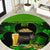 Happy St Patricks Day Round Carpet La Fheile Padraig Shamrock Style