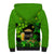 Happy St Patricks Day Sherpa Hoodie La Fheile Padraig Shamrock Style - Wonder Print Shop