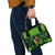 Happy St Patricks Day Shoulder Handbag La Fheile Padraig Shamrock Style